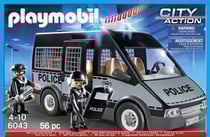 Fourgon de Police avec Sirène et Gyrophare