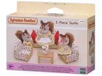 Le canapé, 2 fauteuils et table basse - Sylvanian Families - 4464