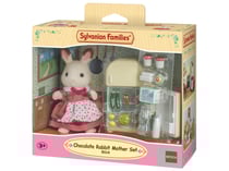 La maman Lapin Chocolat et réfrigérateur - Sylvanian Families - 5014