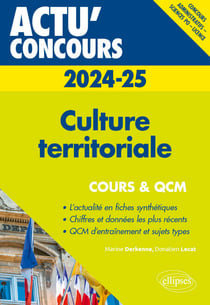 Culture territoriale 2024-2025 - Cours et QCM
