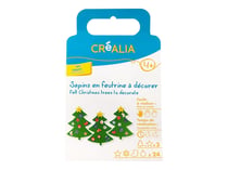 Kit créatif  « 3 Sapins en feutrine » - Créalia