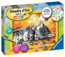 Ravensburger - Numéro d'art - Deux petits chatons couchés
