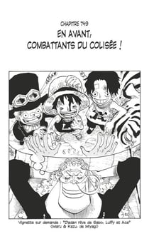One Piece édition originale - Chapitre 749 - En avant, combattants du colisée !