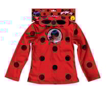 Top Ladybug + loup - Taille unique 5-8 ans