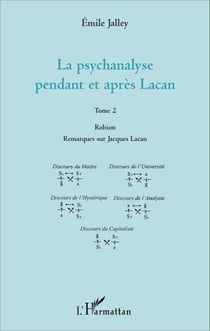 La psychanalyse pendant et après Lacan - Tome 2 - Robion Remarques sur Jacques Lacan
