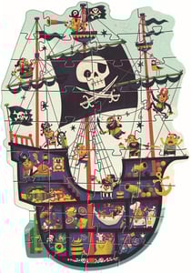 Puzzle 36 pièces - Le bateau des pirates