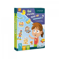 Qui cherche quoi ou comment ? - Jeu de société enfant - Placote