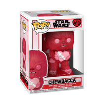 Figurine Funko POP! - Star Wars - Chewbacca rose avec cœur n°419