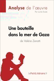 Une bouteille dans la mer de Gaza de Valérie Zenatti (Fiche de lecture) - Analyse complète, résumé détaillé et clés de lecture du roman jeunesse sur le conflit israélo-palestinien
