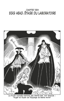 One Piece édition originale - Chapitre 1064 - Egg Head, étage du laboratoire
