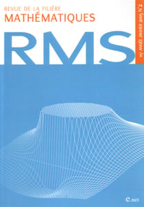 Revue de la filière mathématiques RMS 115-2