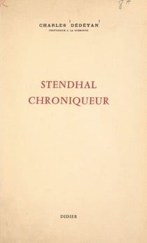 Stendhal chroniqueur