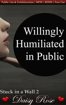 Willingly Humiliated in Public - Stuck in a Wall