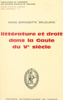 Littérature et droit dans la Gaule du Ve siècle
