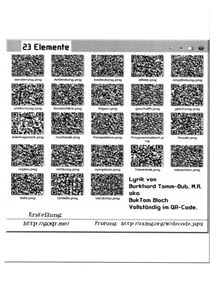 23 Elemente - Verständliche Lyrik komplett im QR-Code