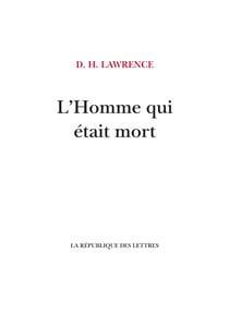 L'homme qui était mort