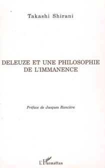Deleuze et une philosophie de l'immanence