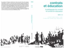 Contrats et éducation - Le contrat en éducation