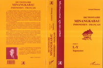 Dictionnaire minangkabau - Indonésien-français - 2 volumes