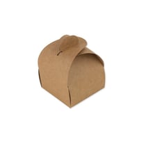 10 boites arrondies - kraft - 5 x 7 cm
