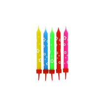 10 bougies d'anniversaire - multicolores - Cerf Dellier