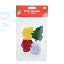 Autocollants feutrine Noël Créalia enfant - 40 pièces