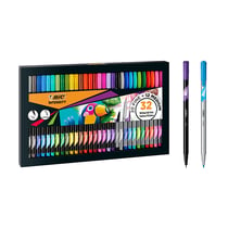 Lot de 32 feutres d'écriture pointe fine et moyenne - Bic - Intensity