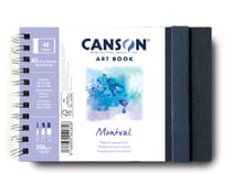 Carnet aquarelle Canson - Bleu - A5 21 x 14,8 cm - Montval - 48 pages