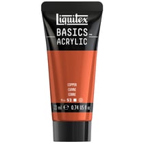 Tube de peinture acyrlique 22 ml Liquitex - Basics Acrylic - cuivre