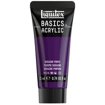 Tube de peinture acyrlique 22 ml Liquitex - Basics Acrylic - pourpre dioxazine