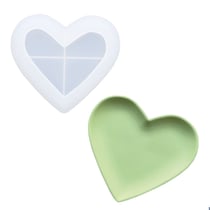 Moule Jesmonite - Cœur - Silicone