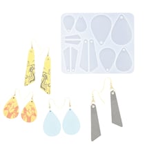 Moule en silicone - Boucles d'oreilles - Jesmonite