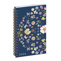 Agenda civil semainier 2026 Exacompta - Bleu - 9 x 16 cm - Eurotime 16S Chemin des Marettes