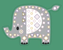 MON COFFRET D'ARTISTE - MES GROS ANIMAUX EN MOSAIQUES