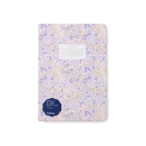 Carnet A5 - ligné - 192 pages - liberty violet - Cultura