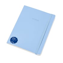 Carnet A4 - ligné - 192 pages - bleu clair - Cultura