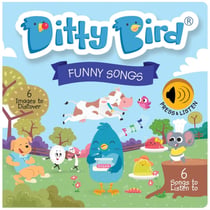 DITTY BIRD - LIVRE MUSICAL SENSORIEL BEBE DES COMPTINES AMUSANTES, JELLY ON A PLATE