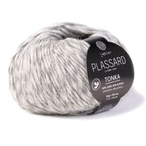 Pelote de fil à tricoter - Plassard - Tonka - Gris clair 10