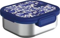 Quokka - Lunchbox acier inox - fleurs bleues