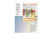 Lot de 5 stickers imperméables et imprimables holographiques Cricut™ – A4 21 x 29,7 cm