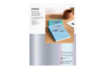 Lot de 10 vinyles imprimables Cricut – Argent - A4 21 x 29,7 cm