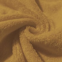 Coupon de tissu micro-éponge Domotex - Viscoce de bambou - Camel - 100 x 150 cm