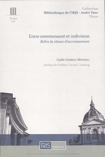 Entre communauté et indivision : relire la clause d'accroissement