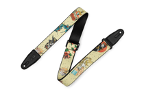 Levy's MP2TAT-005 - Sangle de guitare en polyester - 5 cm - Imprimés Tatouages old school