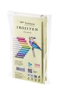 Lot de 10 crayons de couleurs - Tombow - RP-10C - Irojiten vol. 1 : couleurs pastels