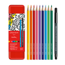 Coffret à dessin Academy - 33 pcs - Crayon couleur adulte - Creavea