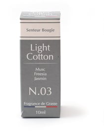 Parfum bougie - Light Cotton n°03 - 10 ml - Créalia 