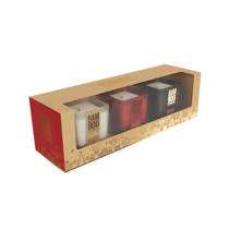 Set de 3 mini bougies Heart & Home - Zeste d'orange, Pomme épicée , Flambée 