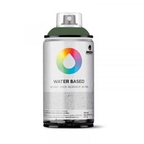 Bombe 300 ml de peinture Montana Colors Water Based - Vert gris foncé - Opaque