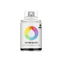 Bombe 100 ml de peinture Montana Colors Water Based 100 - Argent métallisé - Opaque